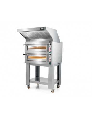 FORNO CUPPONE TIEPOLO - ELETTRICO - CONTROLLO MECCANICO - CAPACITA' 4 PIZZE - DIMENSIONI CM L102 X P92 X H40