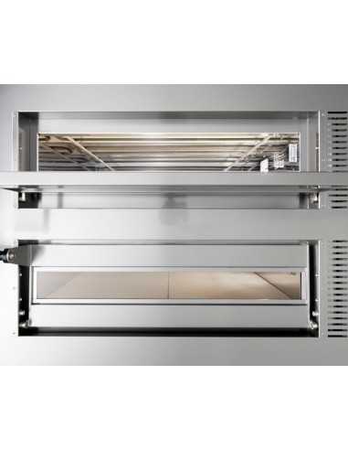 FORNO CUPPONE TIEPOLO - ELETTRICO - CONTROLLO MECCANICO - CAPACITA' 6 PIZZE - DIMENSIONI CM L102 X P128 X H40