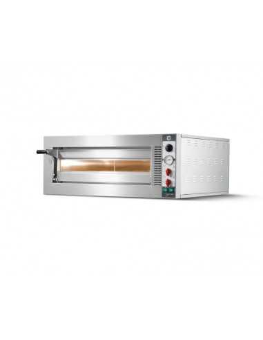 FORNO CUPPONE TIEPOLO - ELETTRICO - CONTROLLO MECCANICO - CAPACITA' 9 PIZZE - DIMENSIONI CM L138 X P128 X H40