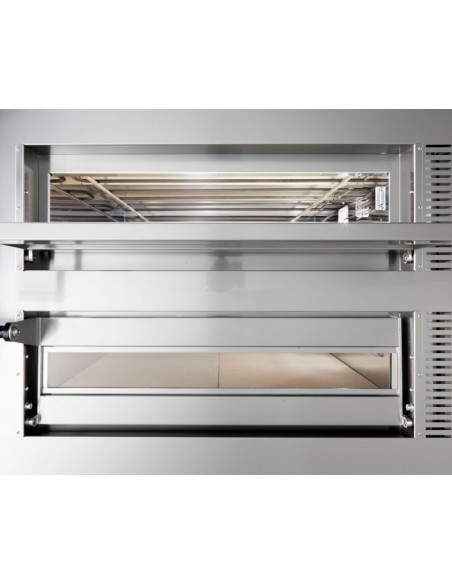 FORNO CUPPONE TIEPOLO - ELETTRICO - CONTROLLO MECCANICO - CAPACITA' 4+4 PIZZE - DIMENSIONI CM L102 X P92 X H73
