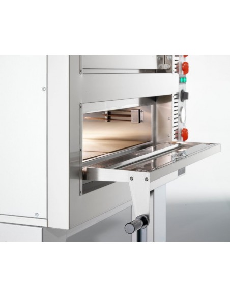 FORNO CUPPONE TIEPOLO - ELETTRICO - CONTROLLO MECCANICO - CAPACITA' 9+9 PIZZE - DIMENSIONI CM L138 X P128 X H73