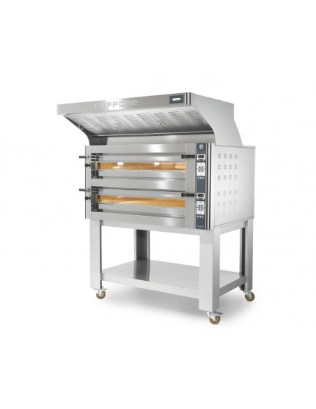 FORNO CUPPONE DONATELLO - ELETTRICO - CONTROLLO DIGITALE CD- CAPACITA' 6+6 PIZZE - DIMENSIONI CM L115 X P141 X H78,5 FORNO CUPPONE DONATELLO - ELETTRICO - CONTROLLO DIGITALE CD- CAPACITA' 6+6 PIZZE - DIMENSIONI CM L115 X P141 X H78,5