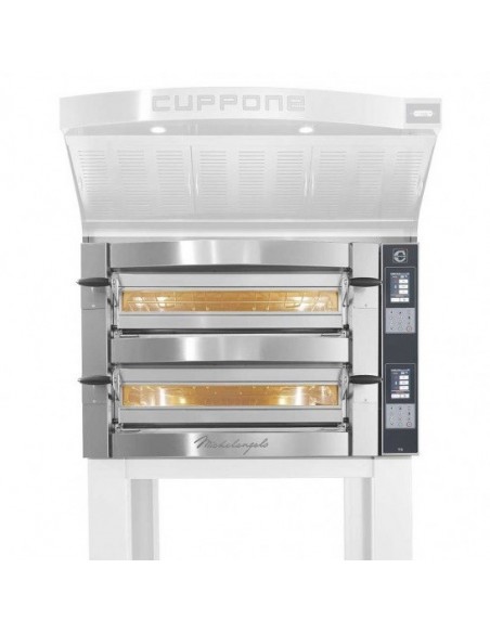 FORNO CUPPONE MICHELANGELO - ELETTRICO - CONTROLLO DIGITALE - CAPACITA' 9+9 PIZZE - DIMENSIONI CM L155 X P146 X H78 FORNO CUPPONE MICHELANGELO - ELETTRICO - CONTROLLO DIGITALE - CAPACITA' 9+9 PIZZE - DIMENSIONI CM L155 X P146 X H78