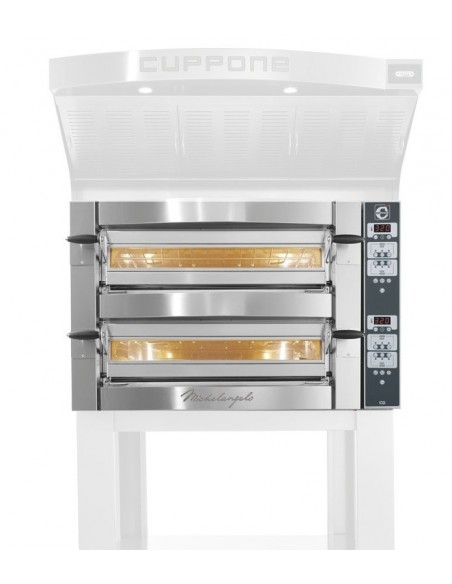 FORNO CUPPONE MICHELANGELO - ELETTRICO - CONTROLLO DIGITALE CD- CAPACITA' 6+6 PIZZE - DIMENSIONI CM L119 X P146 X H78 FORNO CUPPONE MICHELANGELO - ELETTRICO - CONTROLLO DIGITALE CD- CAPACITA' 6+6 PIZZE - DIMENSIONI CM L119 X P146 X H78
