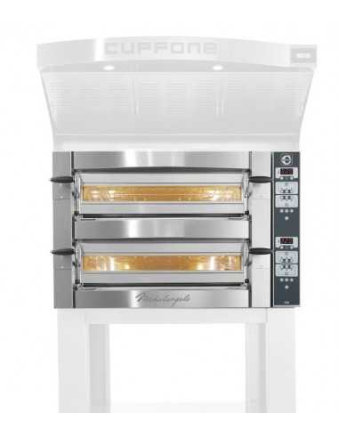 FORNO CUPPONE MICHELANGELO - ELETTRICO - CONTROLLO DIGITALE CD- CAPACITA' 9+9 PIZZE - DIMENSIONI CM L155 X P146 X H78