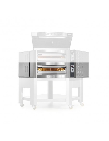 FORNO ELETTRICO ANGOLARE CUPPONE CARAVAGGIO - SISTEMA DI CONTROLLO TOUCH SCREEN - 1 CAMERA DI COTTURA - CAPACITA' 5 PIZZE DA 35 CM - POTENZA 9,7 KW FORNO ELETTRICO ANGOLARE CUPPONE CARAVAGGIO - SISTEMA DI CONTROLLO TOUCH SCREEN - 1 CAMERA DI COTTURA - CAPACITA' 5 PIZZE DA 35 CM - POTENZA 9,7 KW