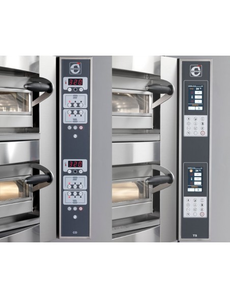 FORNO ELETTRICO ANGOLARE CUPPONE CARAVAGGIO - SISTEMA DI CONTROLLO TOUCH SCREEN - 1 CAMERA DI COTTURA - CAPACITA' 5 PIZZE DA 35 CM - POTENZA 9,7 KW FORNO ELETTRICO ANGOLARE CUPPONE CARAVAGGIO - SISTEMA DI CONTROLLO TOUCH SCREEN - 1 CAMERA DI COTTURA - CAPACITA' 5 PIZZE DA 35 CM - POTENZA 9,7 KW