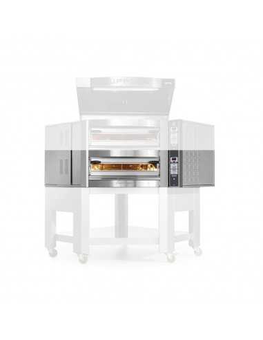 FORNO ELETTRICO ANGOLARE CUPPONE CARAVAGGIO - SISTEMA DI CONTROLLO TOUCH SCREEN - 1 CAMERA DI COTTURA - CAPACITA' 5 PIZZE DA 35 CM - POTENZA 9,7 KW