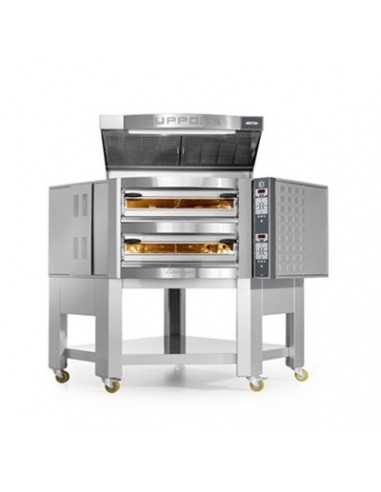 FORNO ELETTRICO ANGOLARE CUPPONE CARAVAGGIO - SISTEMA DI CONTROLLO TOUCH SCREEN - 1 CAMERA DI COTTURA - CAPACITA' 5 PIZZE DA 35 CM - POTENZA 9,7 KW FORNO ELETTRICO ANGOLARE CUPPONE CARAVAGGIO - SISTEMA DI CONTROLLO TOUCH SCREEN - 1 CAMERA DI COTTURA - CAPACITA' 5 PIZZE DA 35 CM - POTENZA 9,7 KW