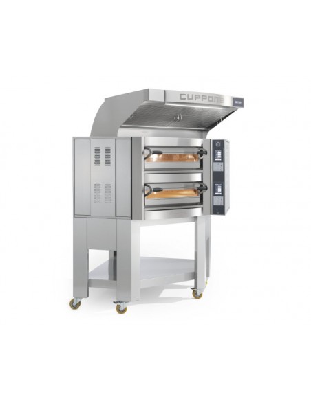 FORNO ELETTRICO ANGOLARE CUPPONE CARAVAGGIO - SISTEMA DI CONTROLLO TOUCH SCREEN - 1 CAMERA DI COTTURA - CAPACITA' 5 PIZZE DA 35 CM - POTENZA 9,7 KW FORNO ELETTRICO ANGOLARE CUPPONE CARAVAGGIO - SISTEMA DI CONTROLLO TOUCH SCREEN - 1 CAMERA DI COTTURA - CAPACITA' 5 PIZZE DA 35 CM - POTENZA 9,7 KW