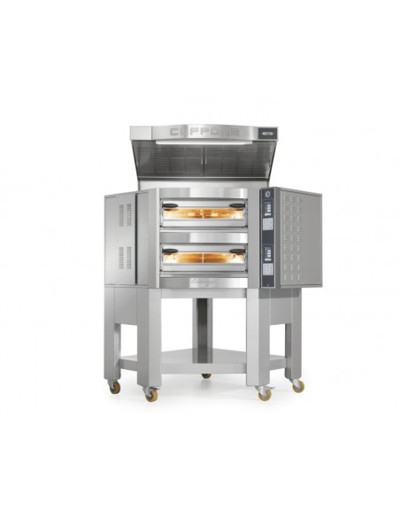 FORNO ELETTRICO ANGOLARE CUPPONE CARAVAGGIO - SISTEMA DI CONTROLLO TOUCH SCREEN - 1 CAMERA DI COTTURA - CAPACITA' 5 PIZZE DA 35 CM - POTENZA 9,7 KW FORNO ELETTRICO ANGOLARE CUPPONE CARAVAGGIO - SISTEMA DI CONTROLLO TOUCH SCREEN - 1 CAMERA DI COTTURA - CAPACITA' 5 PIZZE DA 35 CM - POTENZA 9,7 KW