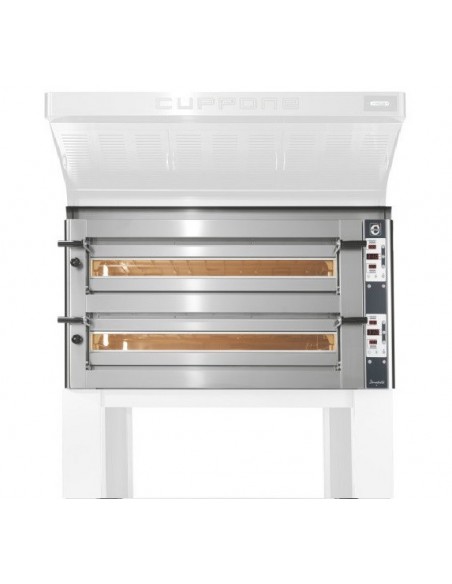 FORNO CUPPONE DONATELLO ELETTRICO PER 6+6 PIZZE DIAMETRO 35 CM CON 