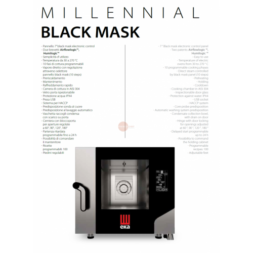 FORNO A GAS COMBINATO A CONVEZIONE -...