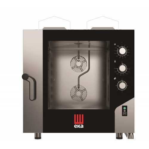 FORNO A GAS COMBINATO CONVEZIONE -...