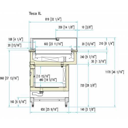 BANCO DROP IN AD ANGOLO SX- VENTILATO... BANCO DROP IN AD ANGOLO SX- VENTILATO...