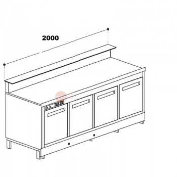 BANCO BAR REFRIGERATO - CON...