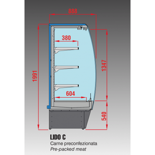 ESPOSITORE MURALE REFRIGERATO - PER...