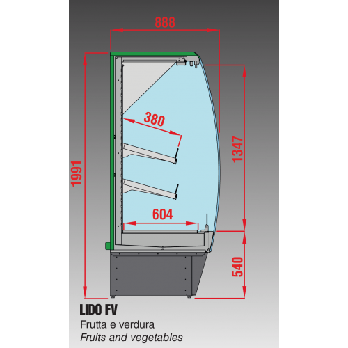 ESPOSITORE MURALE REFRIGERATO - PER...