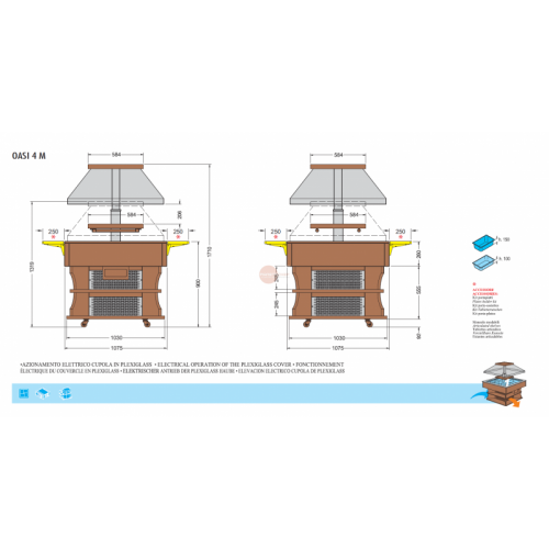 ISOLA BUFFET REFRIGERATA CAPPA...