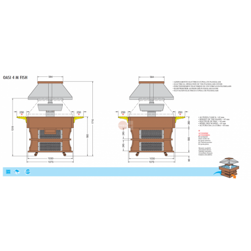 ISOLA BUFFET REFRIGERATA PER...
