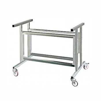 CARRELLO INOX CON RUOTE