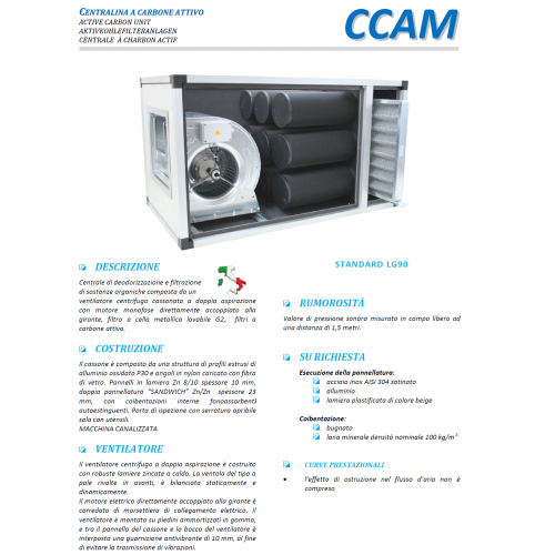 CENTRALINA CARBONE ATTIVO MONOFASE... CENTRALINA CARBONE ATTIVO MONOFASE...