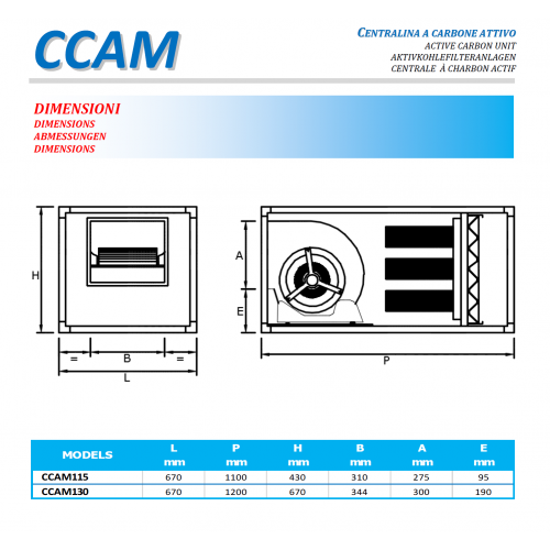CENTRALINA CARBONE ATTIVO MONOFASE... CENTRALINA CARBONE ATTIVO MONOFASE...