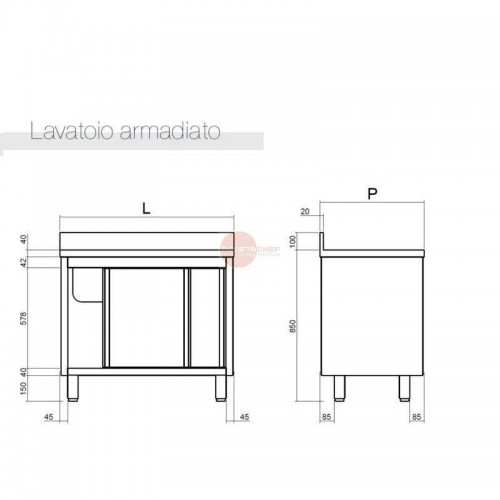 LAVELLO 2 VASCHE E GOCCIOLATOIO IN...