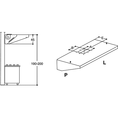 CAPPA SNACK A PARETE IN ACCIAIO INOX CAPPA SNACK A PARETE IN ACCIAIO INOX