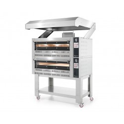 FORNO CUPPONE A GAS PER 9 PIZZE DIAMETRO 33 CM CON 1 CAMERA A CONTR