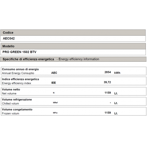 ARMADIO FRIGO FULL OPTIONAL CAPACITA'... ARMADIO FRIGO FULL OPTIONAL CAPACITA'...
