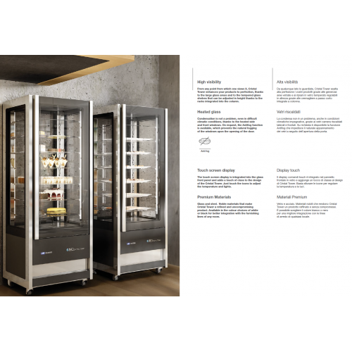 VETRINA PASTICCERIA 4 LATI VETRATI...