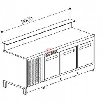 BANCO BAR REFRIGERATO -...