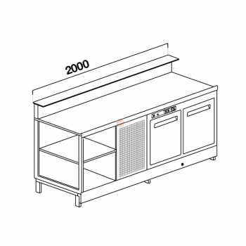 BANCO BAR REFRIGERATO -...