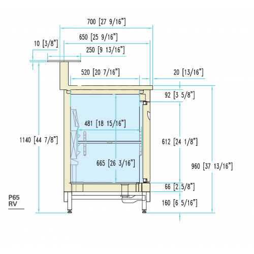 BANCO BAR REFRIGERATO -...