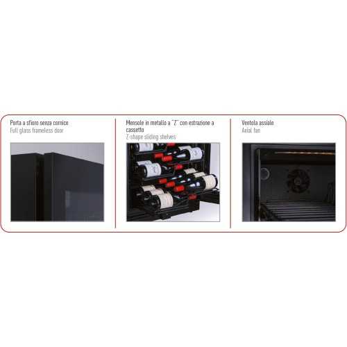 VETRINA VINO CAPACITA' 244 BOTTIGLIE...