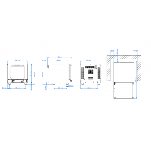 FORNO ELETTRICO VENTILATO A...
