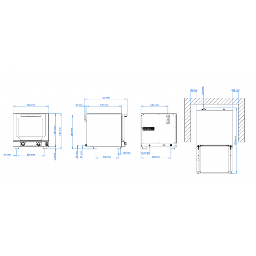 FORNO ELETTRICO VENTILATO A...