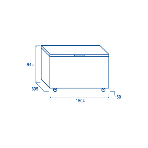 CONGELATORE A POZZETTO CAPACITA' 500...