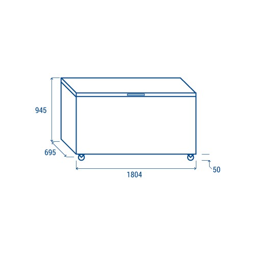 CONGELATORE A POZZETTO CAPACITA' 600...