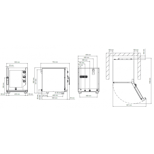 FORNO ELETTRICO COMBINATO A...