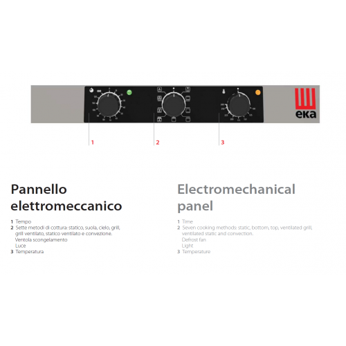 FORNO ELETTRICO VENTILATO A... FORNO ELETTRICO VENTILATO A...