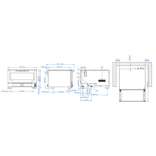 FORNO ELETTRICO VENTILATO A... FORNO ELETTRICO VENTILATO A...