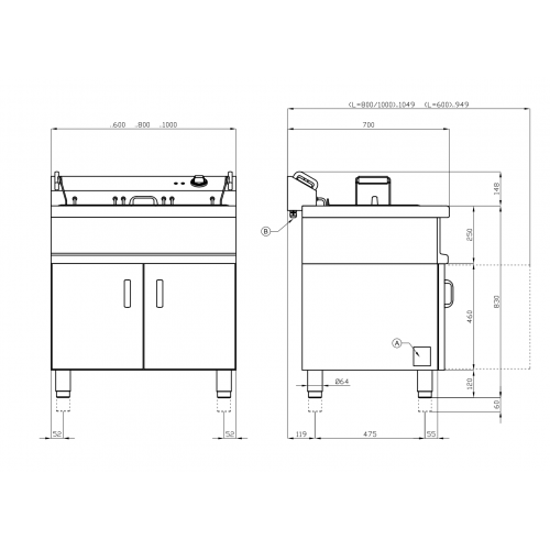 FRIGGITRICE PASTICCERIA ELETTRICA 1...