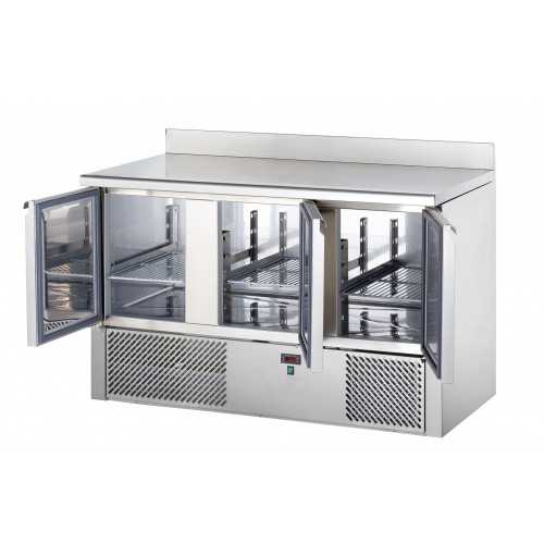 TAVOLO SALADETTE 3 PORTE PIANO LISCIO...