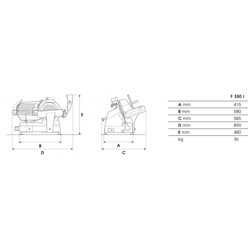 AFFETTATRICE A GRAVITA' PROFESSIONALE...