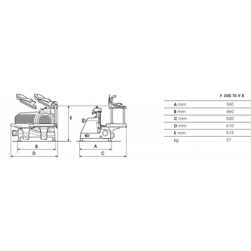AFFETTATRICE PROFESSIONALE VERTICALE...