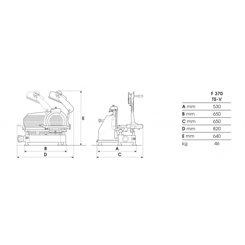 AFFETTATRICE PROFESSIONALE VERTICALE...