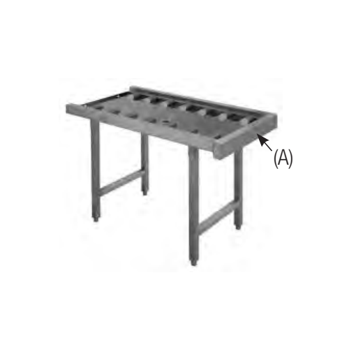 RULLIERA RETTILINEA CON VASCA E GAMBE...