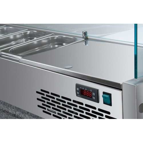 VETRINA PIZZERIA TEMPERATURA +3°/+5°...